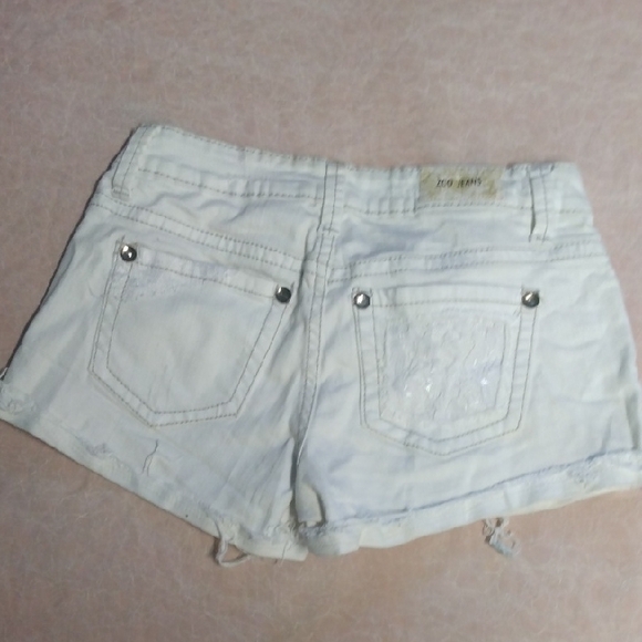 Women's White Shorts - Picture 3 of 5